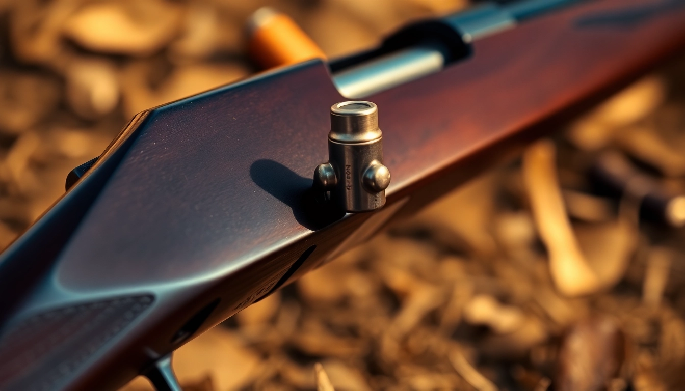32WIN cartridge and vintage rifle shot emphasizing precision and craftsmanship for firearms enthusiasts.
