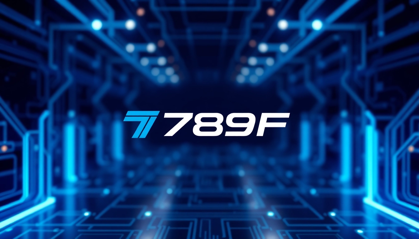 789F branding displayed on a high-tech digital screen, highlighting modern innovation and professional design for optimal user engagement.
