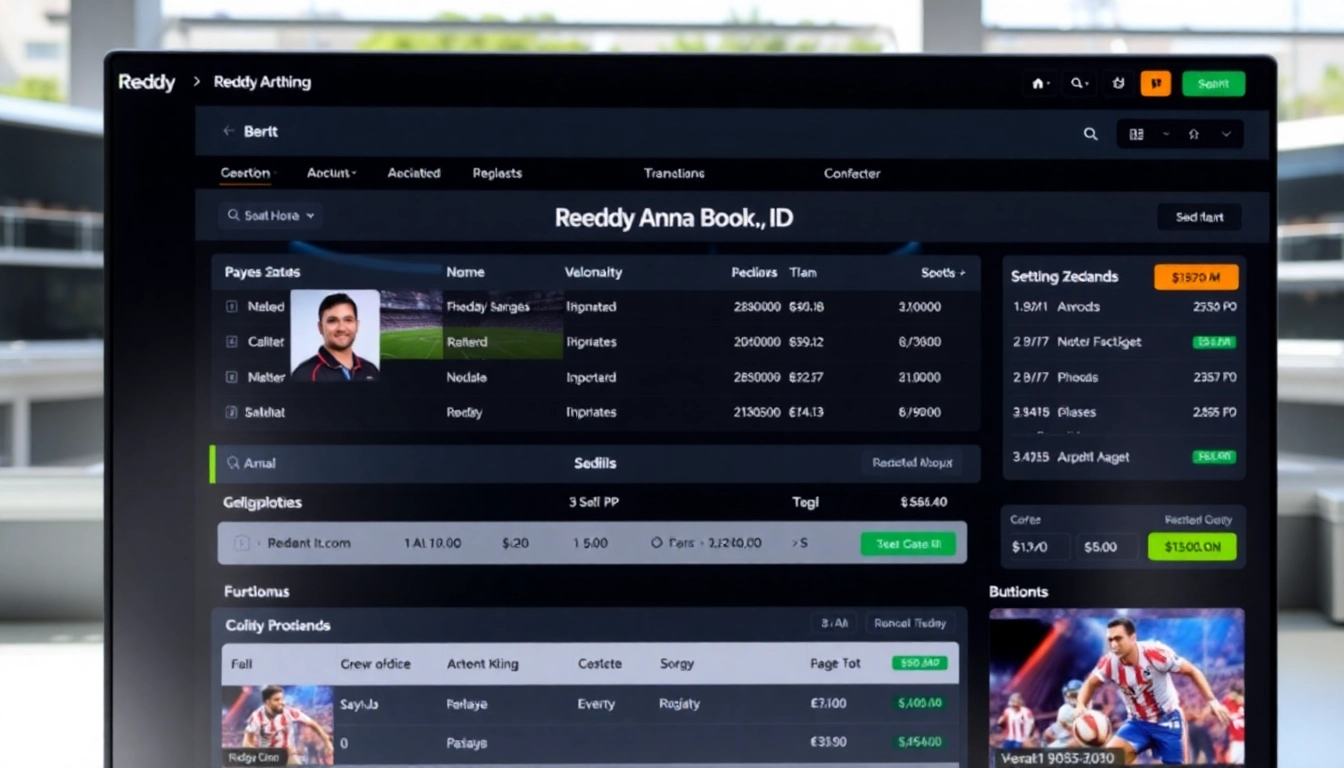 Highlight of Reddy Anna Book ID with a user placing a bet on cricket live, emphasizing quick registration and secure login, in a bright, engaging setting for accessibility.