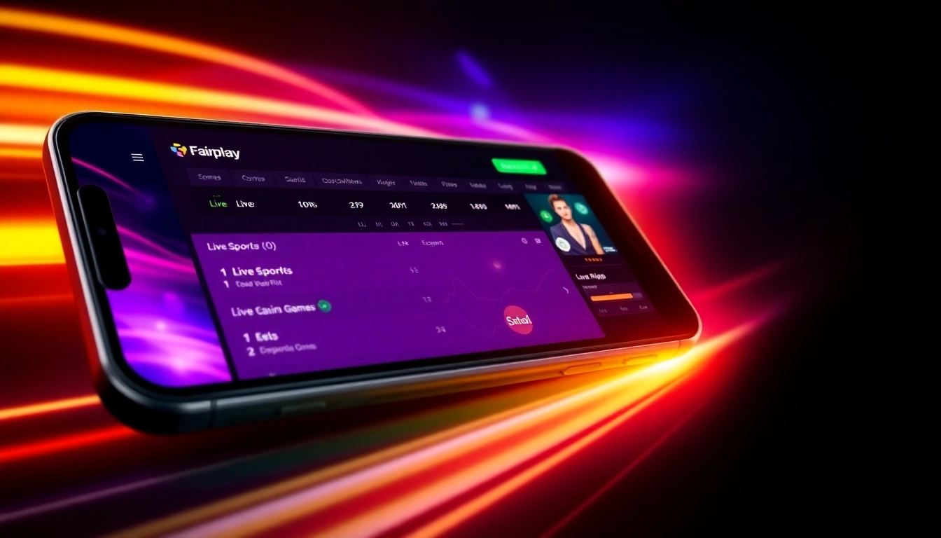 Using the fairplay app for seamless sports betting and casino gaming on your smartphone.