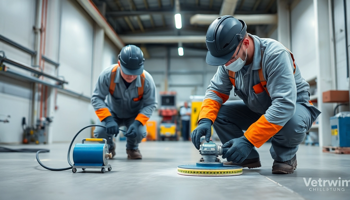 Professional concrete grinding Birmingham services transforming industrial floors with expert